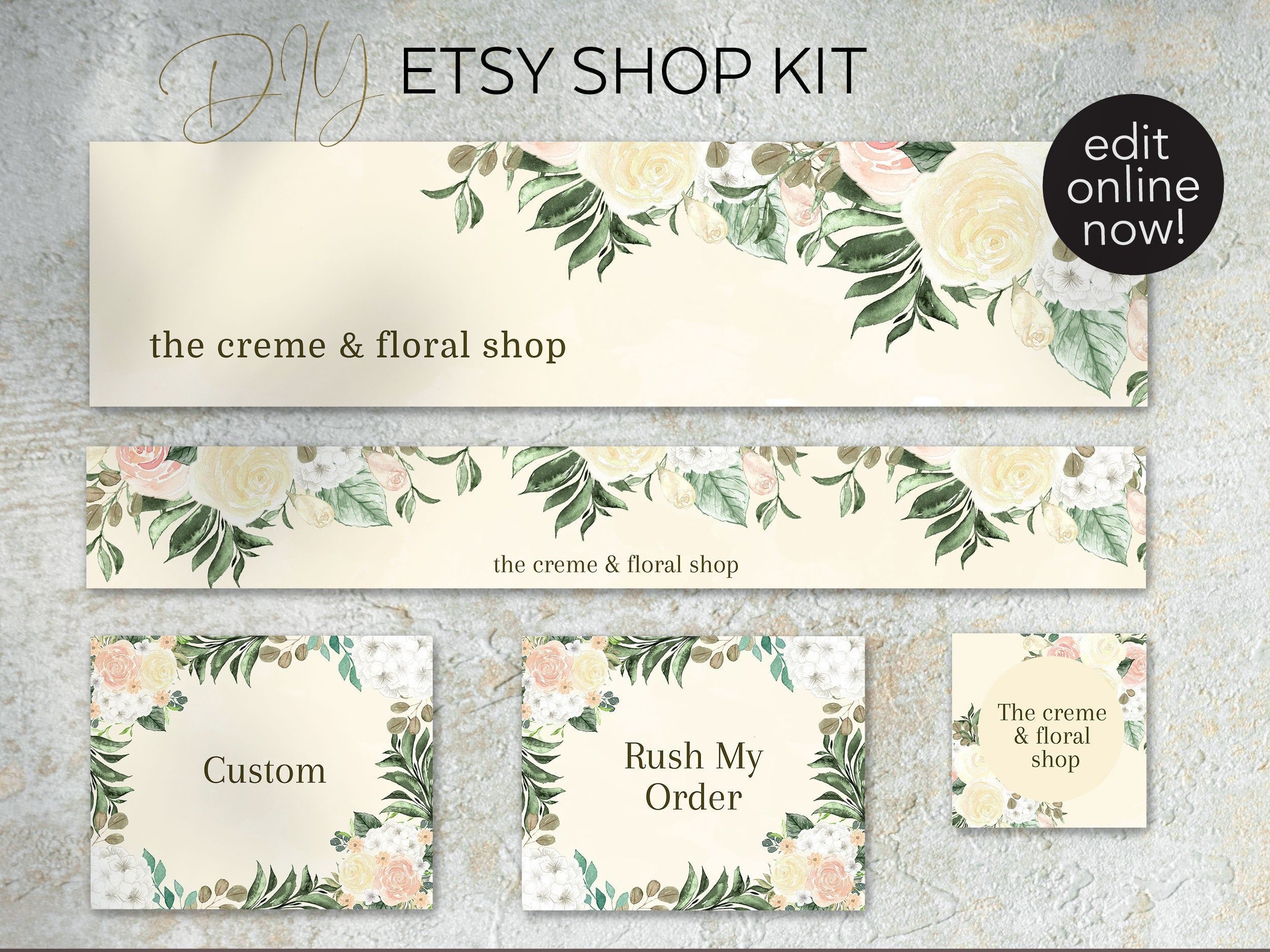 Etsy Shop Banner Template