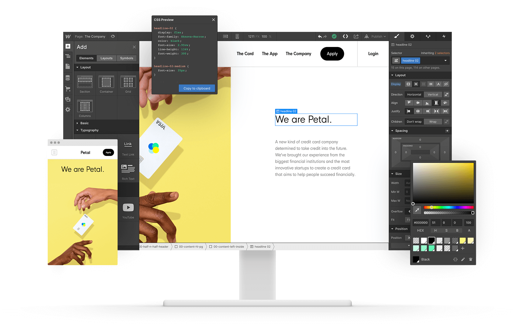 webflow vs elementor