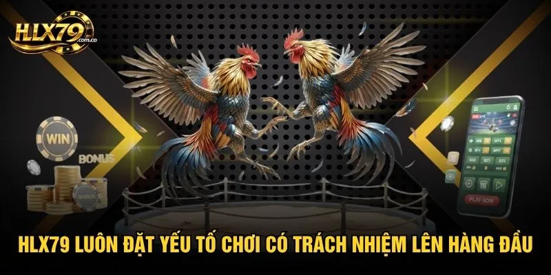 Hlx79 luôn đặt yếu tố chơi có trách nhiệm lên hàng đầu Hlx79 luôn đặt yếu tố chơi có trách nhiệm lên hàng đầu